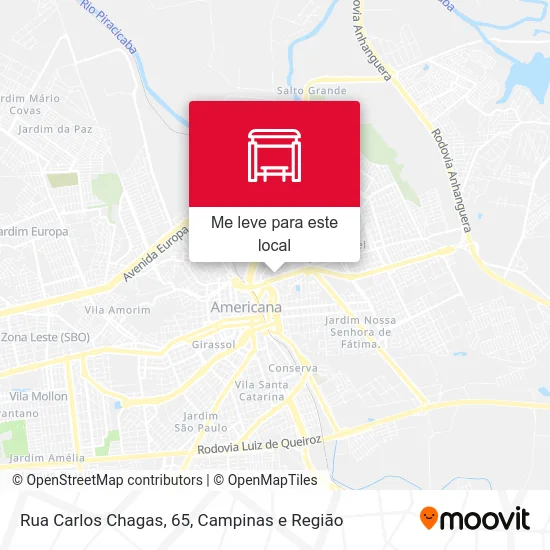 Rua Carlos Chagas, 65 mapa