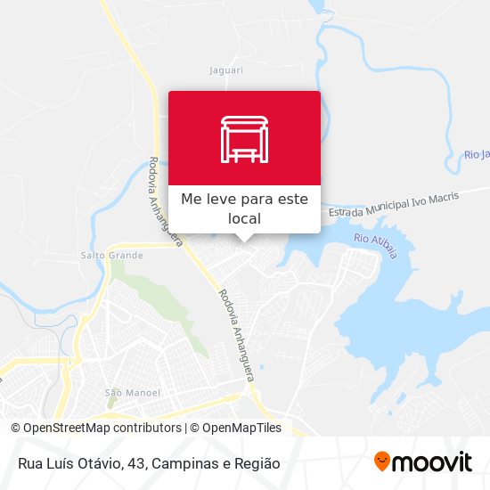 Rua Luís Otávio, 43 mapa