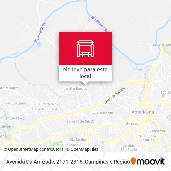 Avenida Da Amizade, 2171-2315 mapa