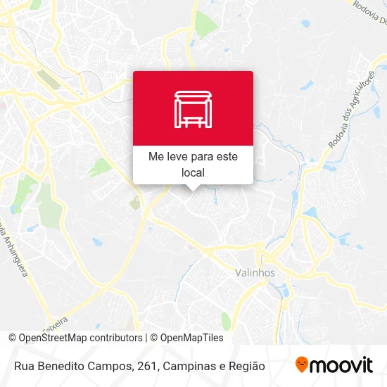 Rua Benedito Campos, 261 mapa