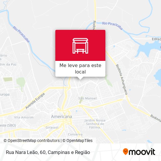 Rua Nara Leão, 60 mapa