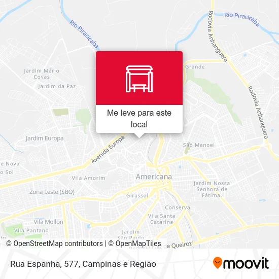 Rua Espanha, 577 mapa