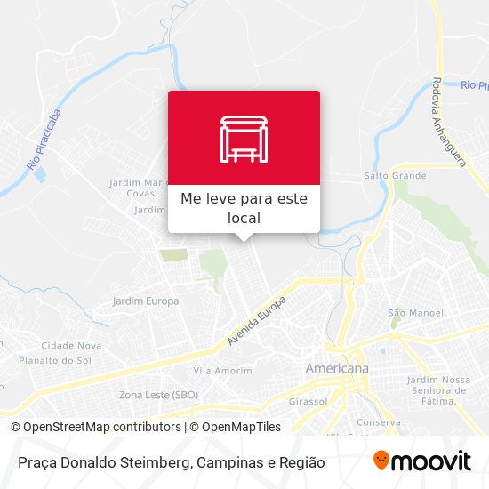 Praça Donaldo Steimberg mapa