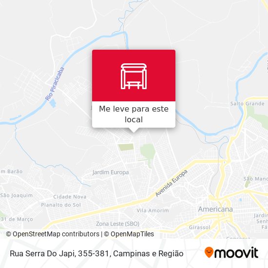 Rua Serra Do Japi, 355-381 mapa