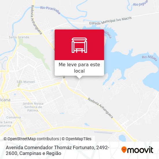 Avenida Comendador Thomáz Fortunato, 2492-2600 mapa