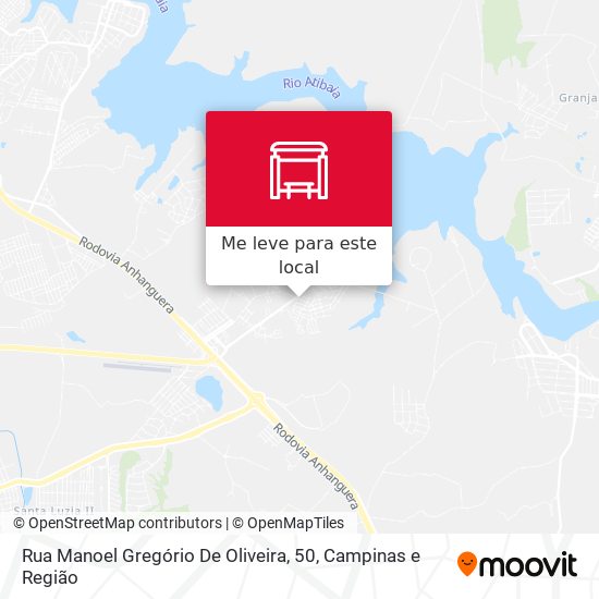 Rua Manoel Gregório De Oliveira, 50 mapa