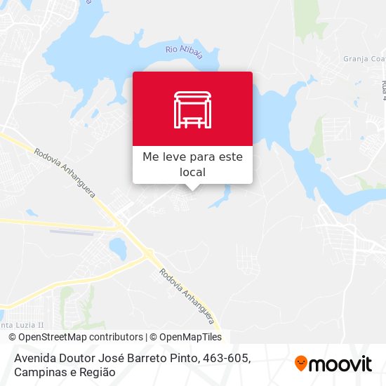 Avenida Doutor José Barreto Pinto, 463-605 mapa