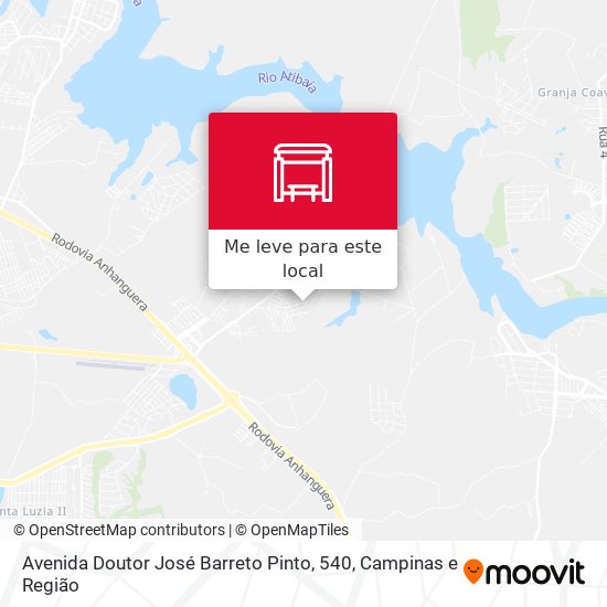 Avenida Doutor José Barreto Pinto, 540 mapa