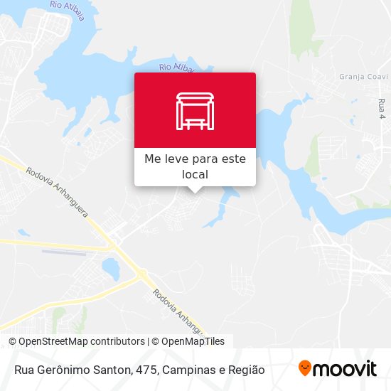 Rua Gerônimo Santon, 475 mapa