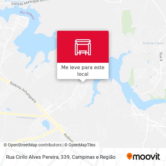 Rua Cirilo Alves Pereira, 339 mapa