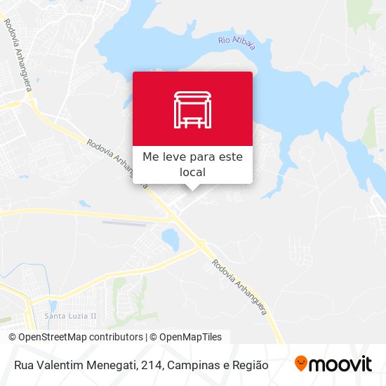 Rua Valentim Menegati, 214 mapa