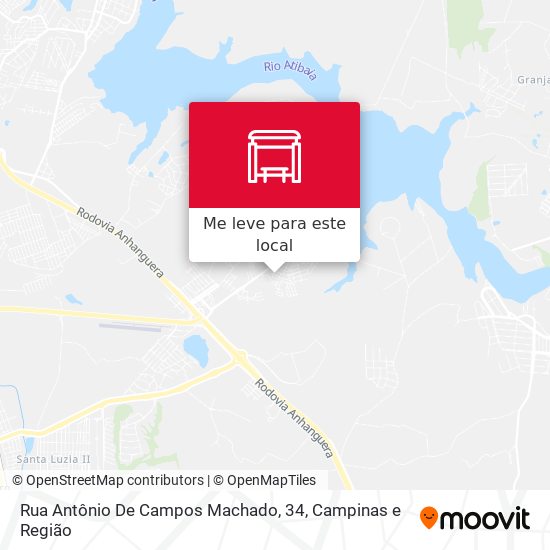 Rua Antônio De Campos Machado, 34 mapa