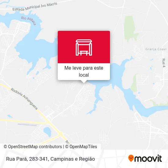Rua Pará, 283-341 mapa