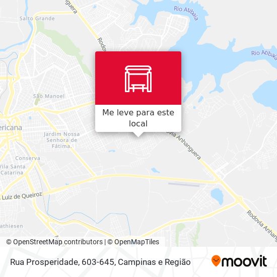 Rua Prosperidade, 603-645 mapa