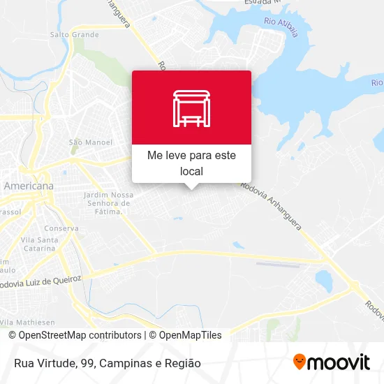Rua Virtude, 99 mapa