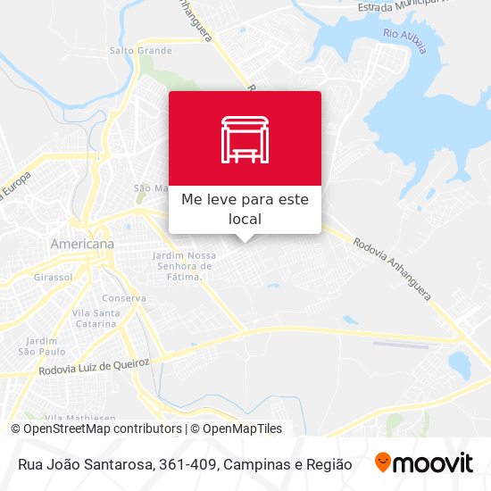Rua João Santarosa, 361-409 mapa