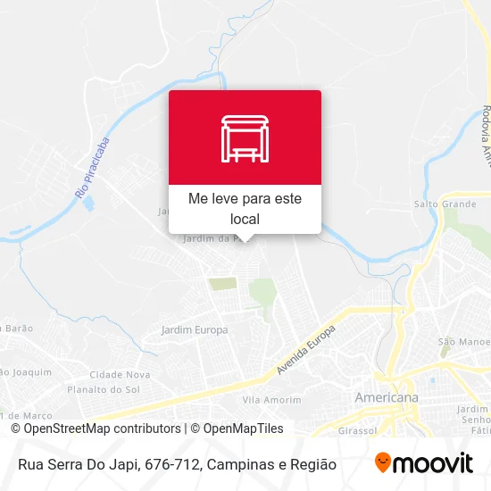 Rua Serra Do Japi, 676-712 mapa