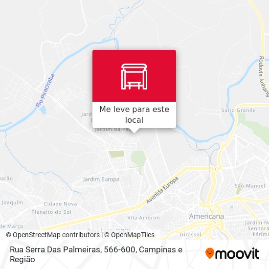 Rua Serra Das Palmeiras, 566-600 mapa