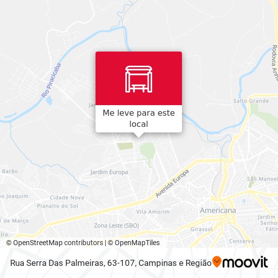 Rua Serra Das Palmeiras, 63-107 mapa