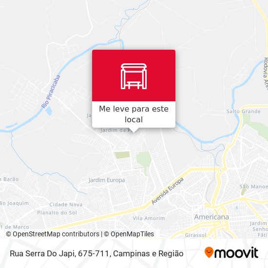 Rua Serra Do Japi, 675-711 mapa