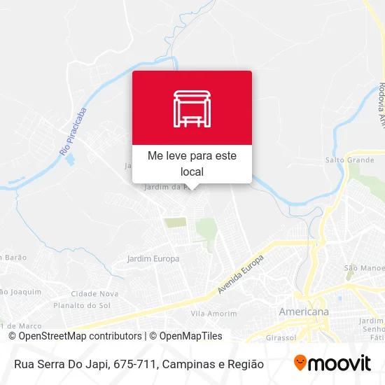 Rua Serra Do Japi, 675-711 mapa