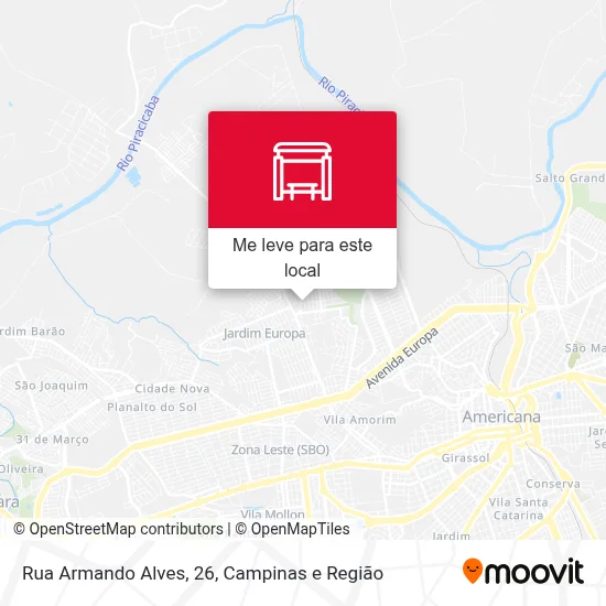 Rua Armando Alves, 26 mapa
