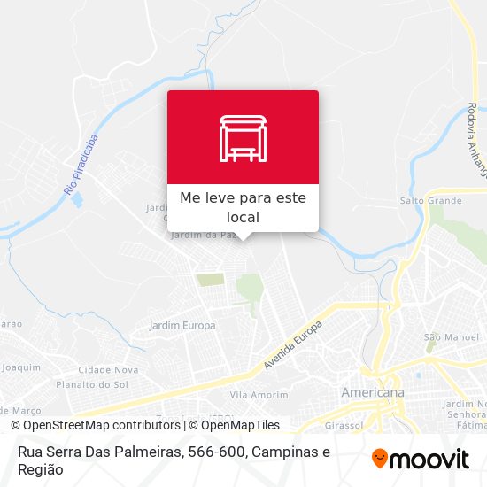 Rua Serra Das Palmeiras, 566-600 mapa