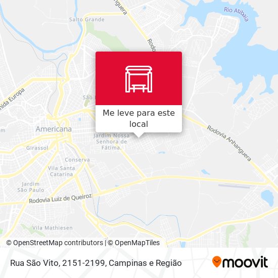 Rua São Vito, 2151-2199 mapa