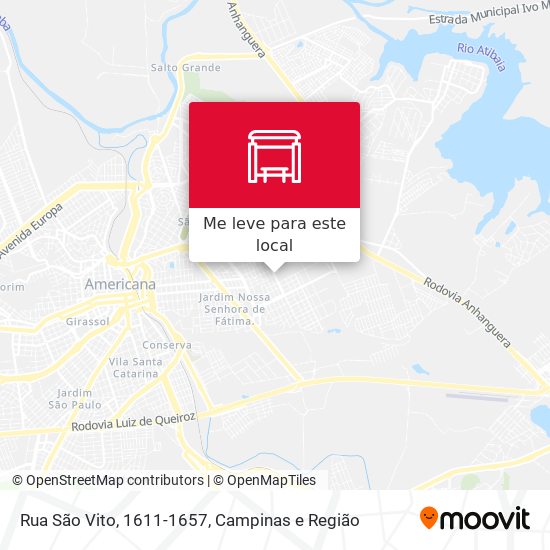 Rua São Vito, 1611-1657 mapa