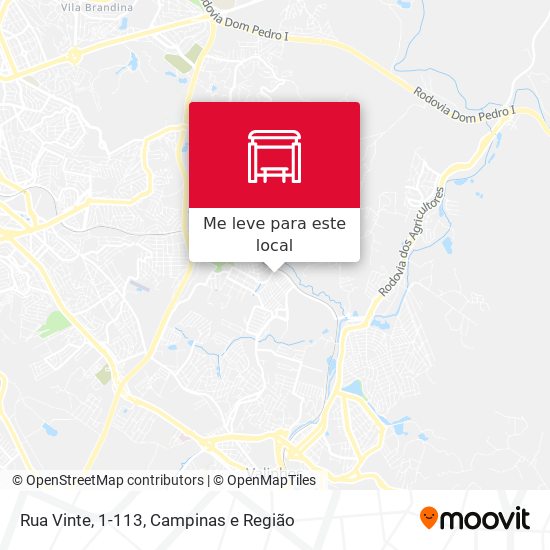 Rua Vinte, 1-113 mapa