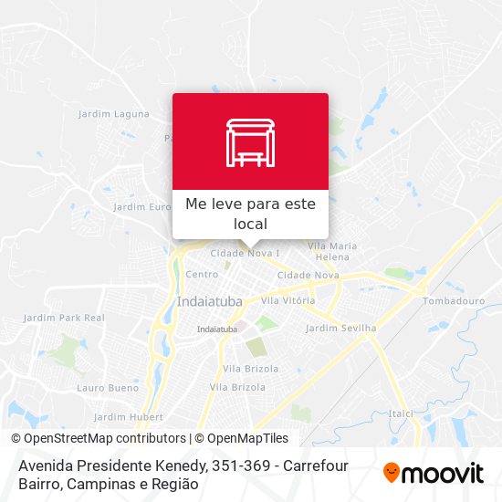 Avenida Presidente Kenedy, 351-369 - Carrefour Bairro mapa