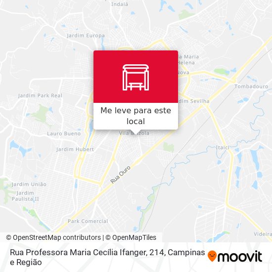 Rua Professora Maria Cecília Ifanger, 214 mapa