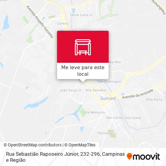 Rua Sebastião Raposeiro Júnior, 232-296 mapa