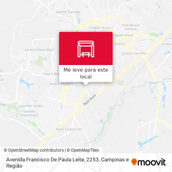 Avenida Francisco De Paula Leite, 2253 mapa