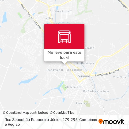 Rua Sebastião Raposeiro Júnior, 279-295 mapa