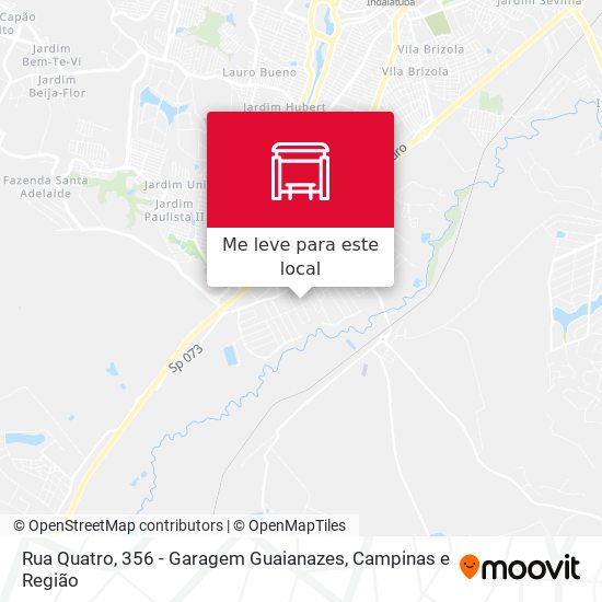 Rua Quatro, 356 - Garagem Guaianazes mapa