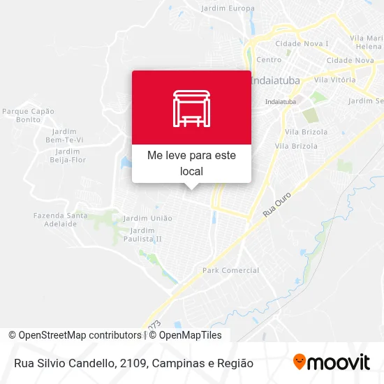 Rua Silvio Candello, 2109 mapa