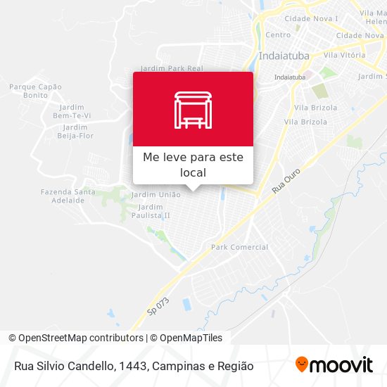 Rua Silvio Candello, 1443 mapa