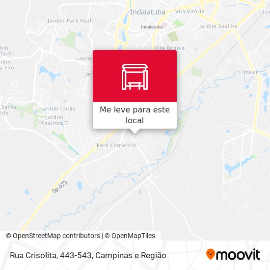 Rua Crisolita, 443-543 mapa