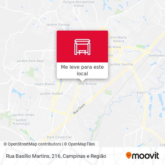 Rua Basílio Martins, 216 mapa