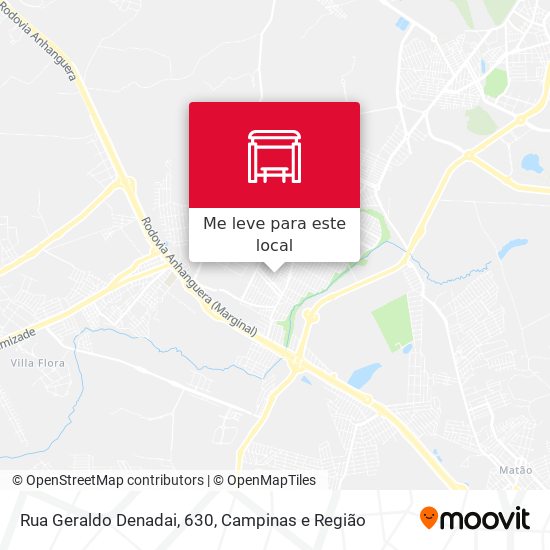 Rua Geraldo Denadai, 630 mapa