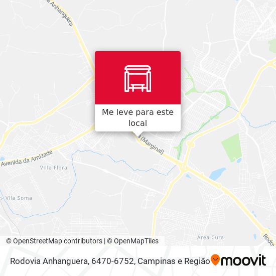 Rodovia Anhanguera, 6470-6752 mapa