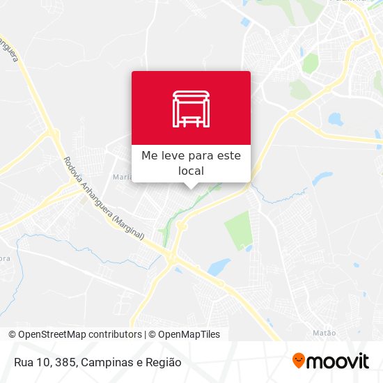 Rua 10, 385 mapa