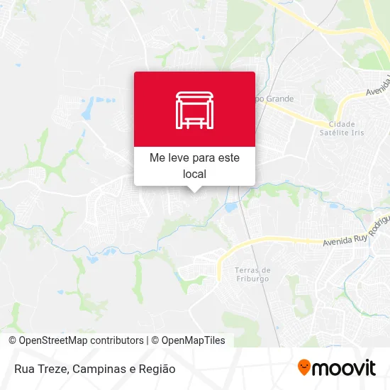 Rua Treze mapa