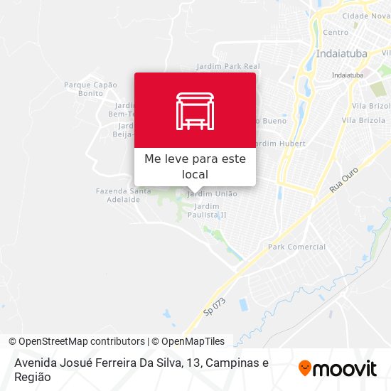Avenida Josué Ferreira Da Silva, 13 mapa