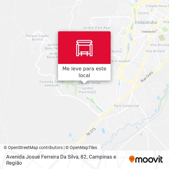 Avenida Josué Ferreira Da Silva, 82 mapa