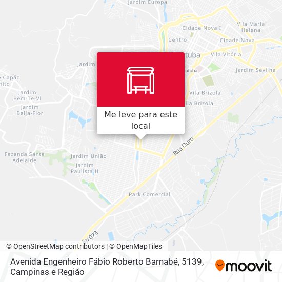 Avenida Engenheiro Fábio Roberto Barnabé, 5139 mapa