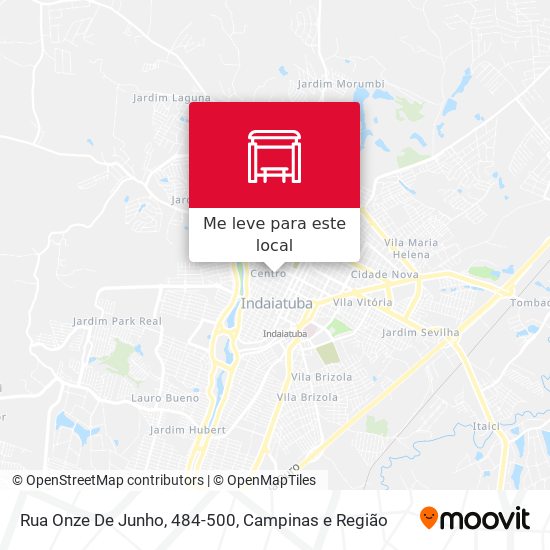 Rua Onze De Junho, 484-500 mapa