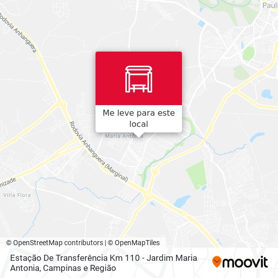 Estação De Transferência Km 110 - Jardim Maria Antonia mapa