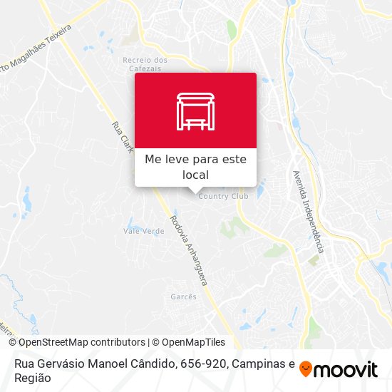 Rua Gervásio Manoel Cândido, 656-920 mapa